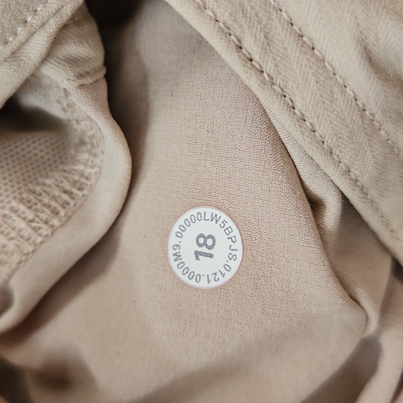 Women's Lululemon Studio Jogger Tan Size 18 - Picture 8 of 8